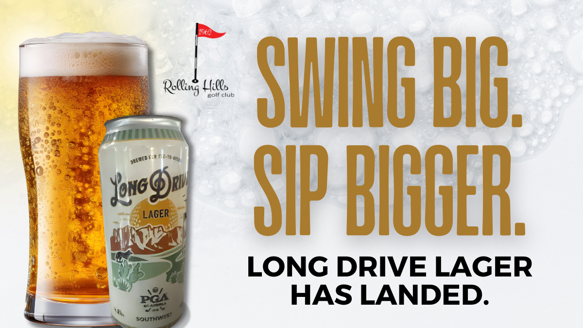Go the Distance with Our New Long Drive Lager 🍺⛳